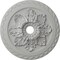 Ekena Millwork Bordeaux Deluxe Ceiling Medallion (Fits Canopies up to 4"), 23 5/8"OD x 3"ID x 2"P, Frost CM23BOFRF - alternate 1